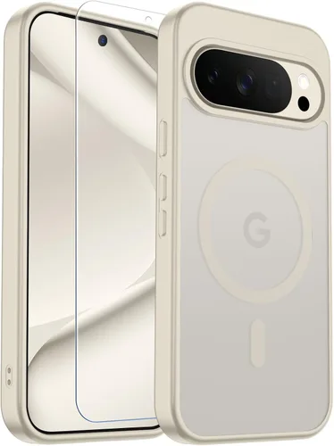 Vista 208 de SUPFINE Funda magnética para Google Pixel 10 Pro XL con protector de pantalla (imanes integrados) (protección contra caídas de grado militar)