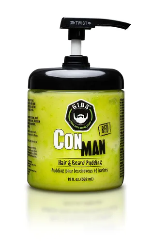 Vista 8 de GIBS Con Man Hair & Beard Pudding - Leave In Conditioner - Curl Definer - Moisturizer