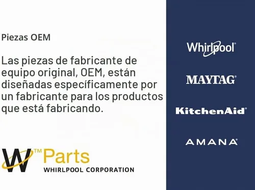 Vista 5 de Whirlpool Temporizador de lavadora de carga superior OEM WPW10111389