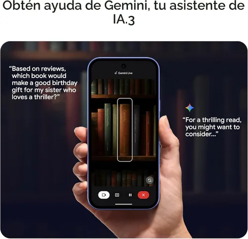 Vista 4 de Google Pixel 10a - Batería de más de 30 horas, entrenador de cámara, Gemini - Berry 128GB