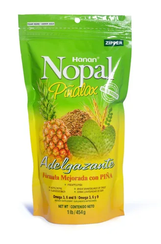 Vista 6 de Nopal PINALAX 100% Natural Mezcla Alta en Fibra 1lb (454g) – Ayuda naturalmente en la limpieza del colon, mejora la digestión y aumenta la energía