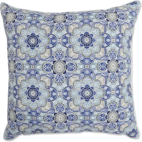 Vista 4 de Pillow Perfect Almohada decorativa floral para interiores y exteriores, relleno de felpa, resistente a la intemperie y a la decoloración, lumbar