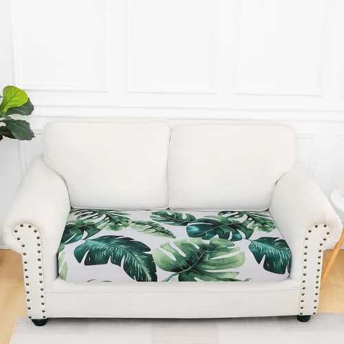Vista 67 de Smiry Fundas de cojín de sofá estampadas, fundas elásticas suaves para sofá, fundas de sofá lavables antideslizantes, protector de muebles para Beige