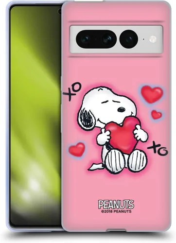 Vista 10 de Head Case Designs Officially Licensed Peanuts Beach Surf Snoopy Boardwalk Airbrush Gel Case [Military Grade Protection] Compatible with Google Pixel