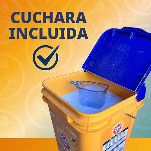 Vista 5 de Arm & Hammer detergente en polvo para la ropa, Crisp Clean, cubo de 18 libras