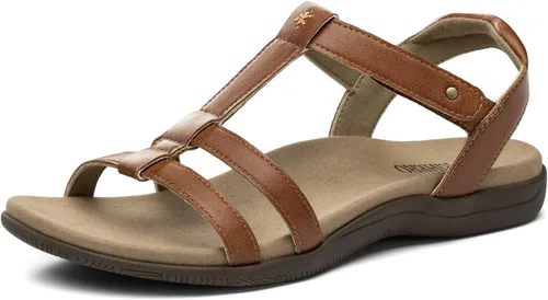 Vista 12 de Rihero Sandalias ortopédicas con soporte de arco para mujer, ortopédicas, cómodas, para caminar, informales, ajustables, para verano, playa