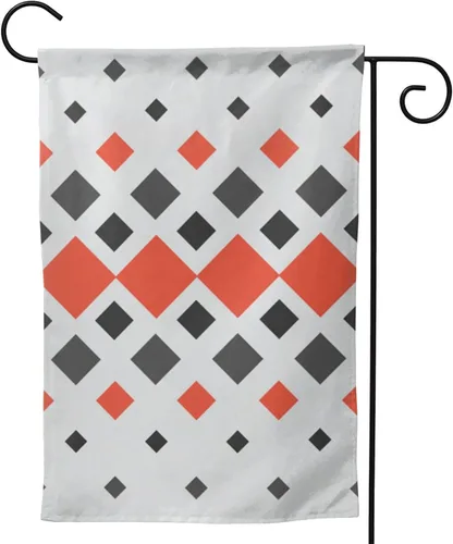 Vista 4 de Flag Of Central Business District, Denver Garden Flag 12.5"x18" Inch Double Sided Garden Flags Home Lawn Outdoor Decor Flags Party Banner Welcome