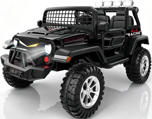 Vista 11 de JOYSTROLL Auto de paseo de 2 plazas de 24 V para niños grandes, auto para A-pink