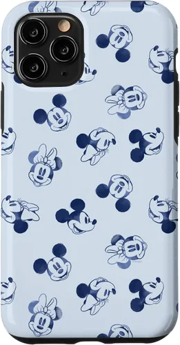 Vista 27 de Funda retro para iPhone 16 Disney Minnie y Mickey Mouse Icon Faces Vintage Art Retro