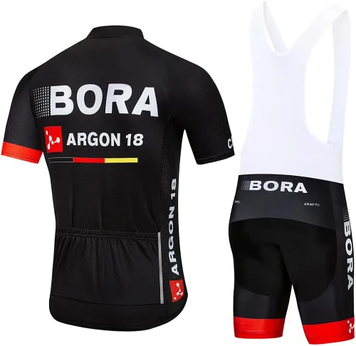 Vista 2 de Cycling Jersey Bike Team Bora World Champion 2018 Summer Bike Shirts Team Biking Clothing Bicycle Short Sleeves Jacket