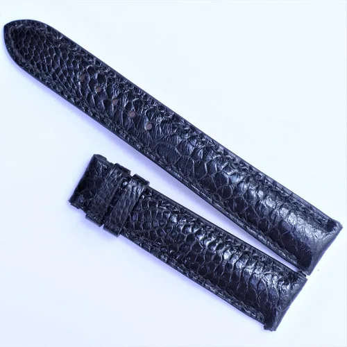 Vista 6 de Ostrich watch band custom watch bands black ostrich watch strap 20mm, 18mm, 19mm, 21mm, 22mm, 23mm