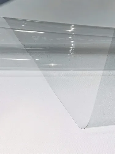 Vista 8 de Vinilo marino transparente calibre 20, doble pulido, 54 pulgadas de ancho por 5 yardas