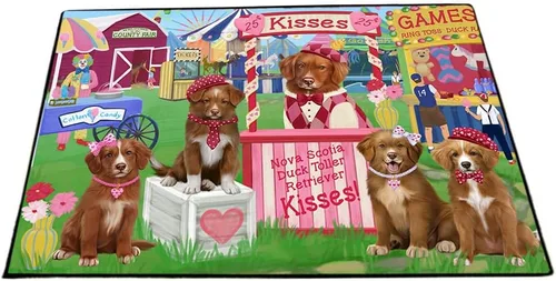 Vista 19 de Doggie of the Day Nova Scotia Duck Tolling Retriever Dogs Floor Mat - 4th of July Independence Day - Best Dog Doormat - Protector Decor - Unique