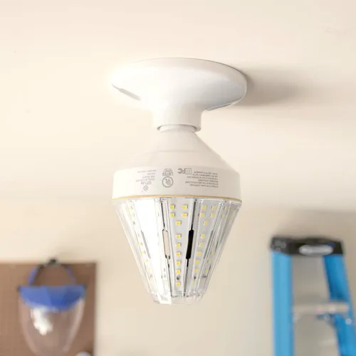 Vista 9 de GT-Lite Bombilla LED de mazorca de maíz de 5200 lúmenes, 40 vatios, equivalente a 300 vatios, color de luz diurna de 5000 K, base E26, bombilla