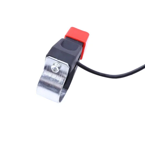 Vista 6 de Keenso Interruptor de apagado universal para bicicleta de 49 cc, interruptor universal de parada y apagado de bicicleta de cross, apto para manillar