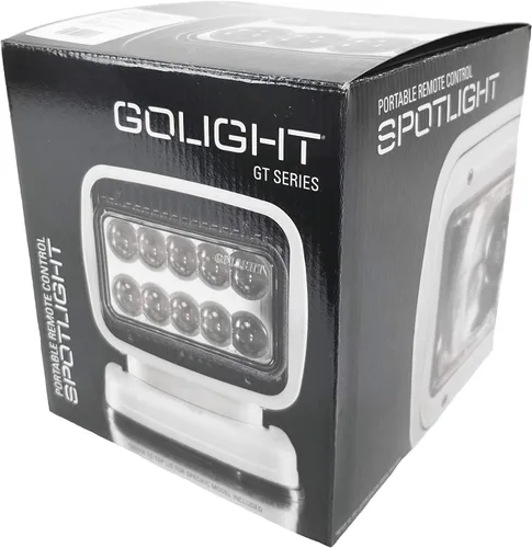 Vista 4 de Golight GT Series Model 7901GT - Foco halógeno, color blanco Soporte portátil, control remoto inalámbrico de mano
