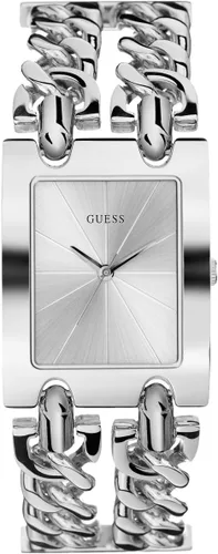 Vista 3 de Guess Reloj de pulsera multicadena en tono plateado para mujer