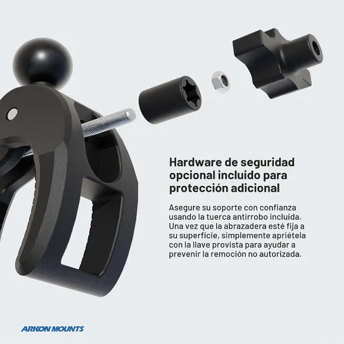 Vista 6 de ARKON Soportes – Soporte para tablet con abrazadera Resistente a la corrosión Soporte para tableta con abrazadera resistente Función