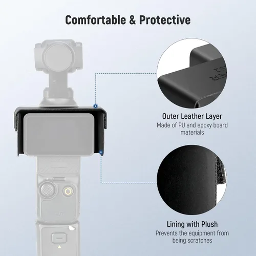 Vista 9 de NEEWER Funda protectora de bolsillo 3 con mosquetón y 2 fundas de sombrilla compatibles con DJI Osmo Pocket 3 Gimbal Camera, resistente a prueba