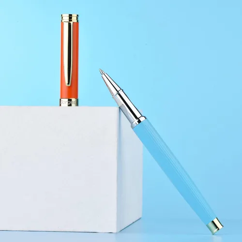 Vista 4 de Juego de bolígrafos de alta calidad: elegantes bolígrafos de regalo de negocios para hombres y mujeres, escritura suave, accesorio profesional