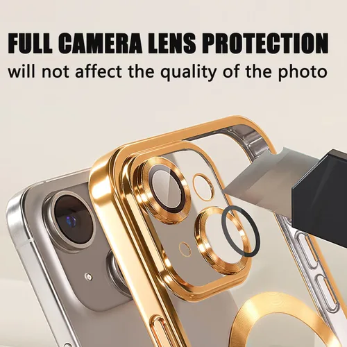 Vista 78 de Misscase Funda magnética con purpurina para iPhone 11 compatible con MagSafe, protección completa, delgada, a prueba de golpes, antiarañazos
