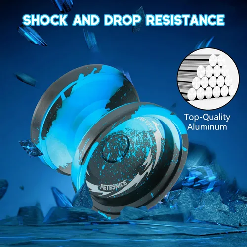 Vista 4 de FETESNICE Yoyo FS23 Yoyo profesional sensible para niños de 8 a 12 años, yoyo que no responde para adultos, truco de metal de doble función