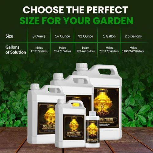 Vista 8 de Mejor alimento para plantas y árboles: Golden Tree de Humboldts Secret, crecimiento explosivo, incremento de la producción, recuperador de plantas