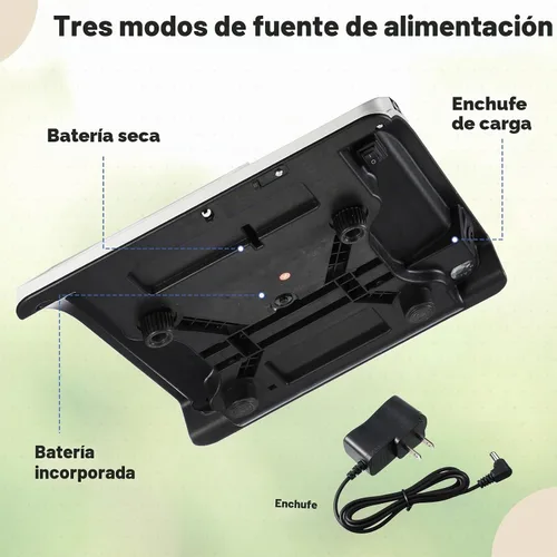 Vista 4 de Copkim Báscula comercial de alimentos con peso digital para alimentos, cálculo electrónico de precios, báscula precisa de productos de carne