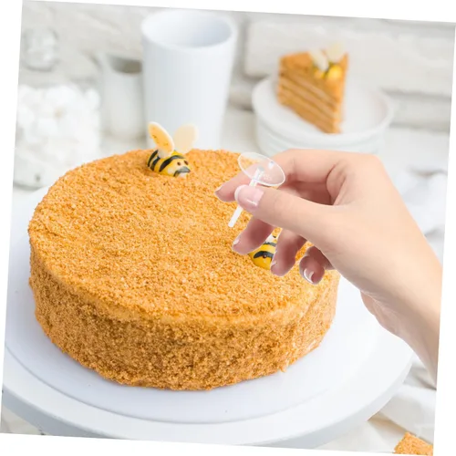 Vista 8 de Uñas de plástico para tartas de grado alimenticio, herramientas de fijación para hornear y decorar manualidades, organizador de puntas de tubería