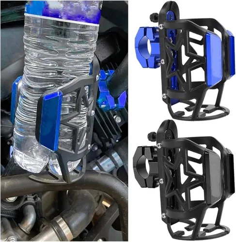 Vista 6 de for YH FZ8 FZ-8 2010-2017 2018 Motorcycle Accessories Beverage Water Bottle Drink Cup Holder(Black)