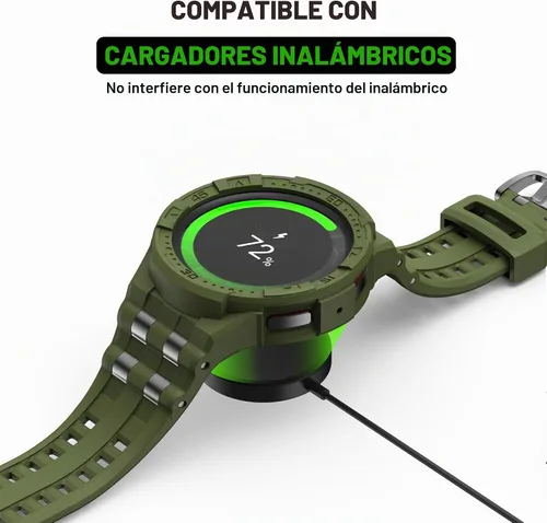 Vista 3 de Funda Compatible con Correa de Banda para Samsung Galaxy Watch 5 Pro con Estuche para Galaxy 5 Pro 45mm 2022 Hombre