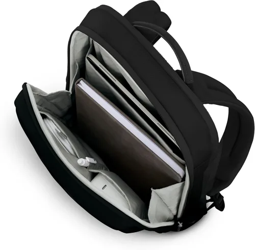 Vista 5 de Samsonite Paralux - Mochila de viaje 2 en 1, se convierte en bolsa principal + bolsa para llevar, embalaje plano, correa StackIt™, funda para laptop