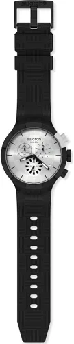 Vista 4 de Swatch Analogical SB02B404, negro, tira, Negro -, Tira