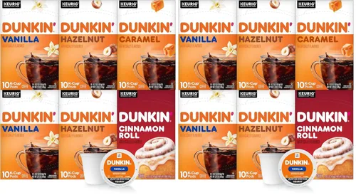 Vista 13 de Dunkin Donuts Keurig - Cápsulas K-Cup individuales de tostado medio, 72 unidades (72 K-Cups)