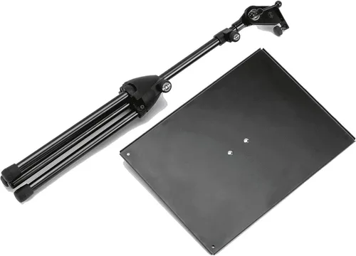 Vista 2 de K&M Konig & Meyer 12155.000.55 - Soporte para proyector para portátil Base de trípode estable de 3 patas Altura / inclinación ajustable