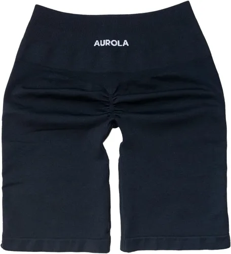 Vista 2 de AUROLA Women's Athletic Shorts Seamless High Waisted Running Sporty Gym Fitness Yoga Elastic Workout 7.5" Bike Shorts
