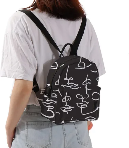 Vista 4 de Mini mochila para niñas bolso impermeable de moda con estampado Deanfun Mnsb-35 Mini Size Mochilas Sling