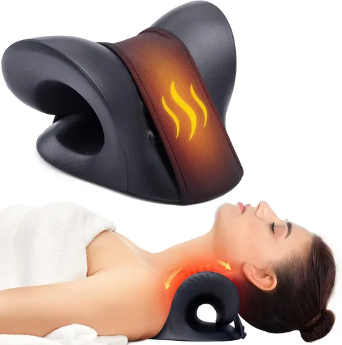 Vista 2 de Almohada de dispositivo de tracción cervical para aliviar el dolor de cuello y almohada cervical para dormir almohada cervical