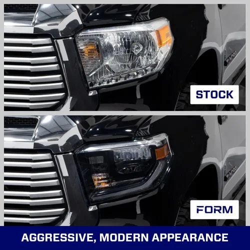 Vista 7 de Form Lighting Faros reflectores LED secuenciales compatibles con Toyota Tundra 2014-2021 (par)