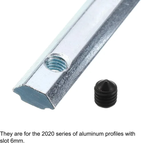 Vista 4 de uxcell Conector de línea recta, 4 soportes de junta interior de 3.9 pulgadas con tornillos M5 para perfil de extrusión de aluminio serie 2020