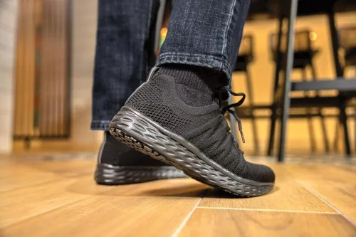 Vista 13 de Shoes For Crews Zapatillas de trabajo antideslizantes para hombre, cómodas, antideslizantes, ideales para servicio de alimentos, atención médica