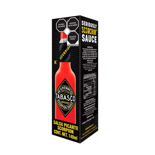 Vista 2 de Salsa picante Tabasco Scorpion (5 onzas)