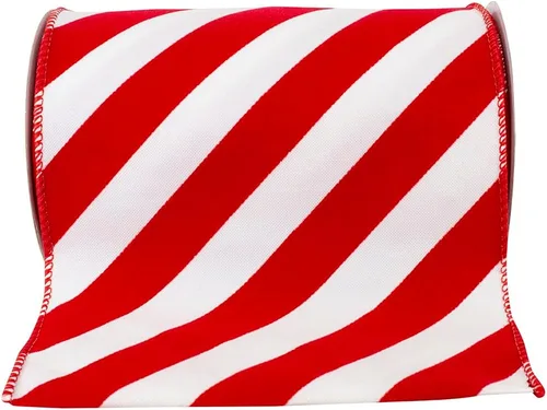 Vista 23 de Cinta patriótica roja, blanca y azul – 4 pulgadas x 10 yardas, 4 de julio, 250 aniversario de Estados Unidos, borde con cable, bandera Bandera