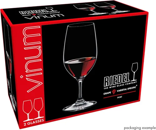 Vista 5 de Riedel Vinum Port Glass - Juego de 2 unidades, transparente