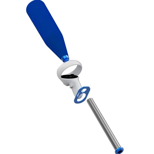 Vista 4 de VR Baseball Bat Attachment for Meta Quest 2 - Baseball Handle Accessory Compatible with Ouclus Quest 21Rift S for WIN Reality and Totally Baseball