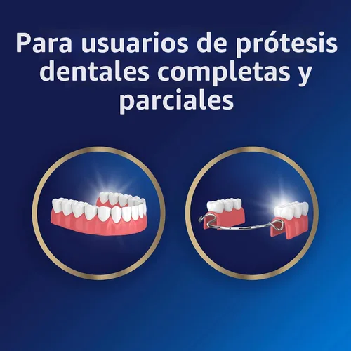 Vista 3 de Fixodent Ultra Max Hold Secure - Crema adhesiva para dentaduras postizas completas y parciales, 2.2 onzas (paquete de 4)