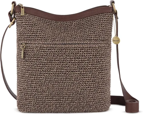 Vista 10 de The Sak Lucia - Bolso cruzado de ganchillo, bolso convertible con correa ajustable para el hombro Rayas de Aspen