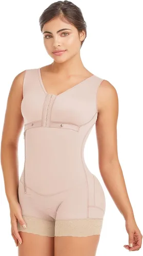 Vista 2 de FAJAS DISENOS D'PRADA Faja Colombiana 053 - Body de alta compresión para control de abdomen, ropa de compresión