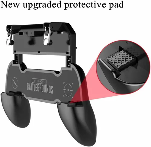 Vista 5 de COOBILE Mobile Game Controller for PUBG Mobile Controller L1R1 Mobile Game Trigger Joystick Gamepad for iOS & Android Phone(W10 update)