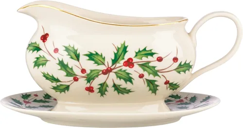 Vista 42 de Lenox 898272 Plato Cubierto Navideño, Pequeño, Navidad, Vajilla Festiva para Servir